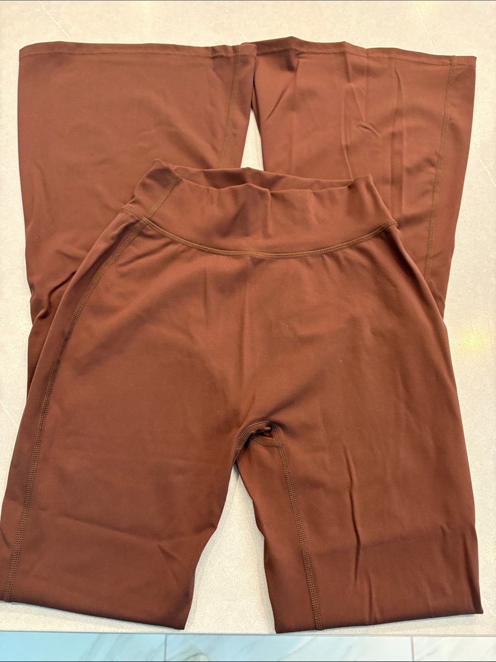 Brown Activewear Set - Top & Leggings - Picture 2 of 6